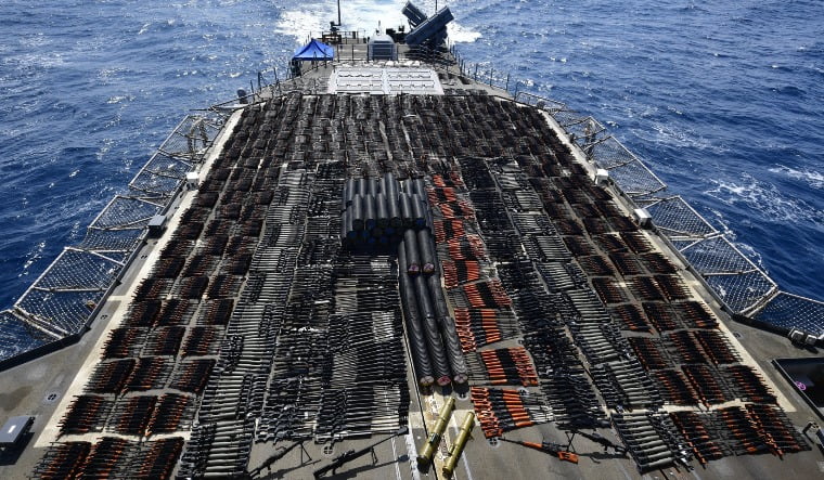 US Navy Intercepts Illegal Iranian Arms Shipment