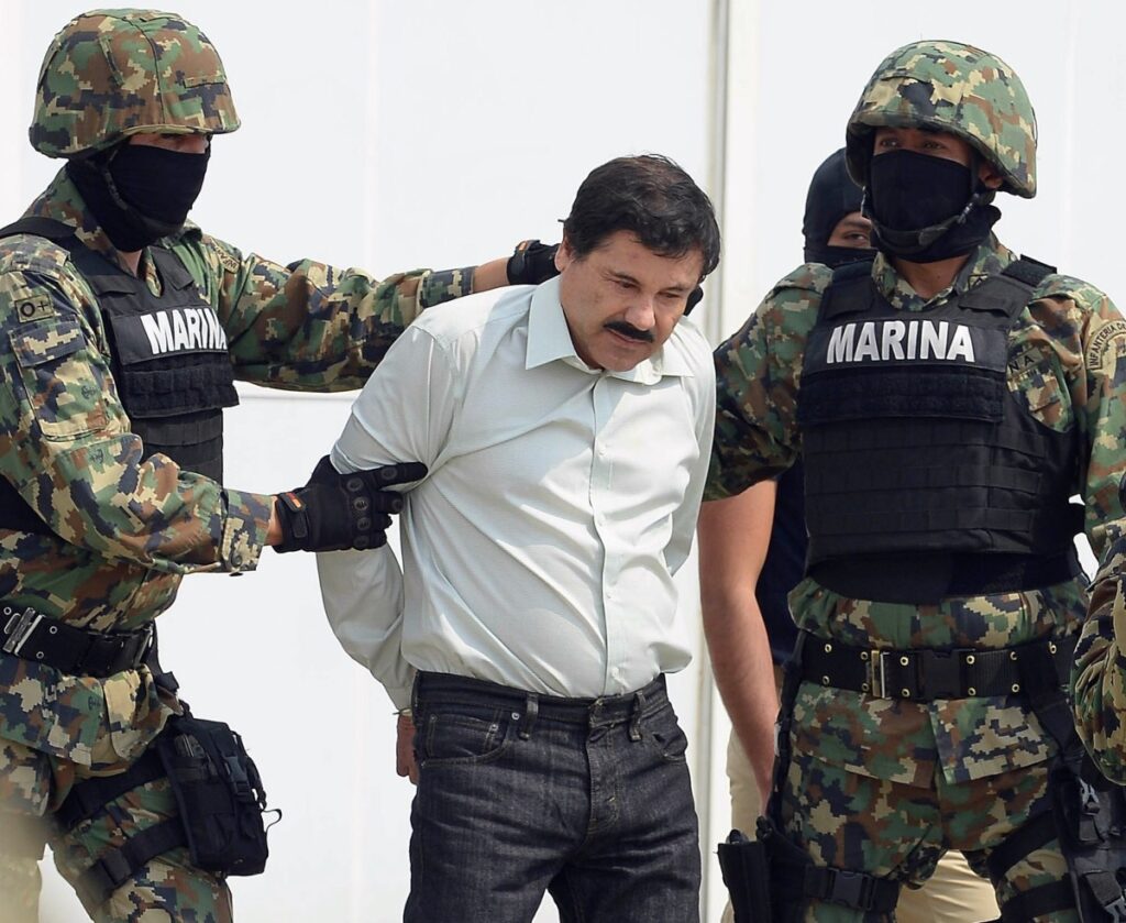 Pablo Escobar Being Apprehended