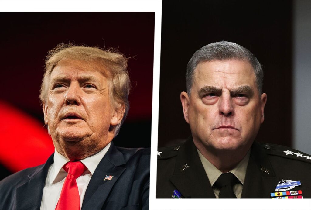 Donald Trump And Mark Milley