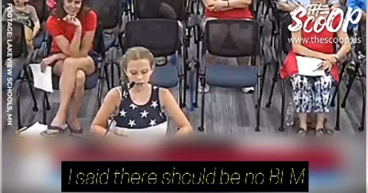 Women Triggered by 9-Year-Old’s Impassioned Speech Against BLM