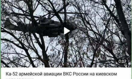 Video: Russian Helicopter Being Shot Down in Ukraine