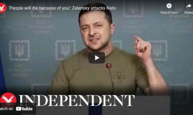 Ukraine’s Zelensky to NATO: People will die because of you