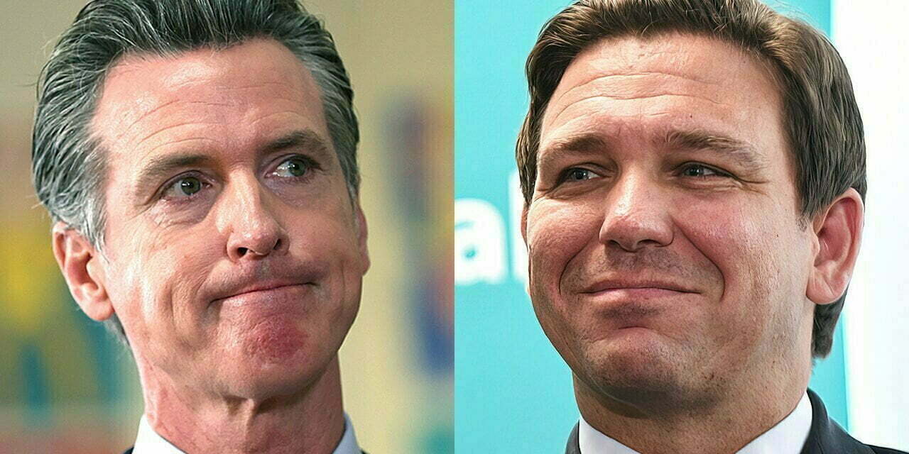 Newsom targets DeSantis in a goofy political ad