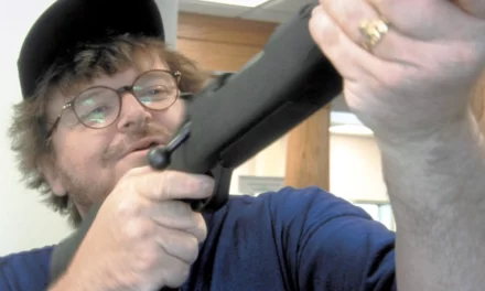 Hollywood has-been Michael Moore plays constitutional scholar