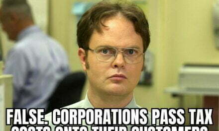 Corporations do not pay taxes … period