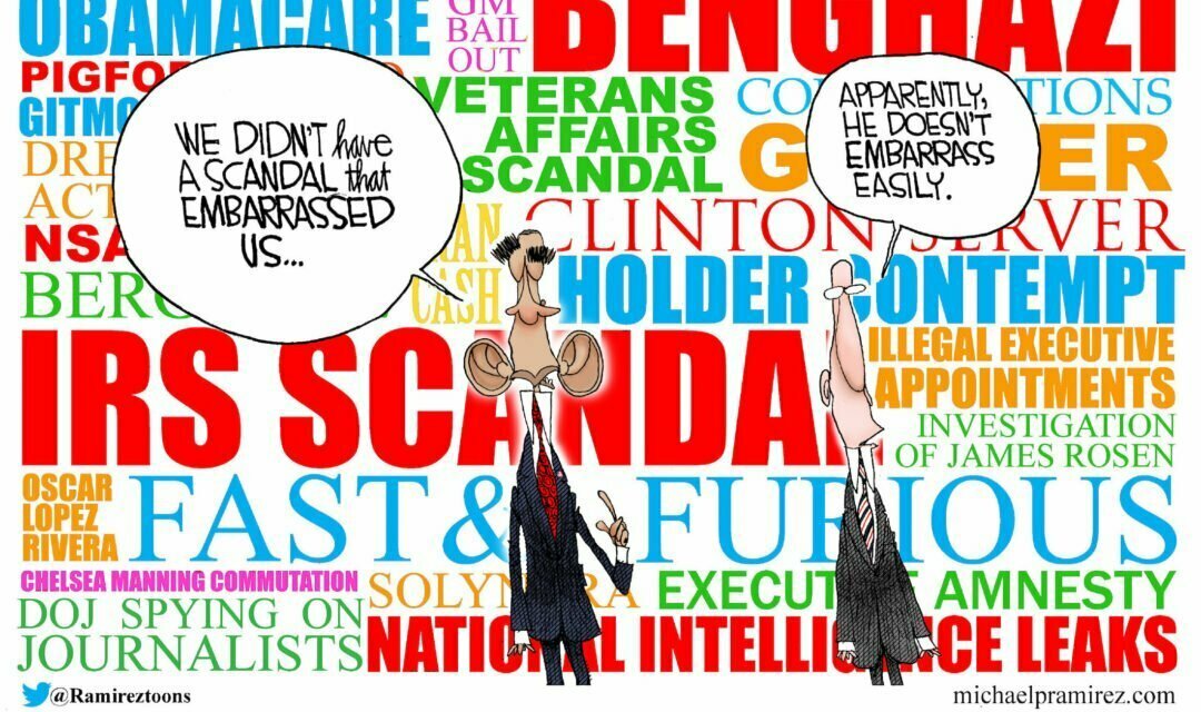 No Obama scandals?  Really?