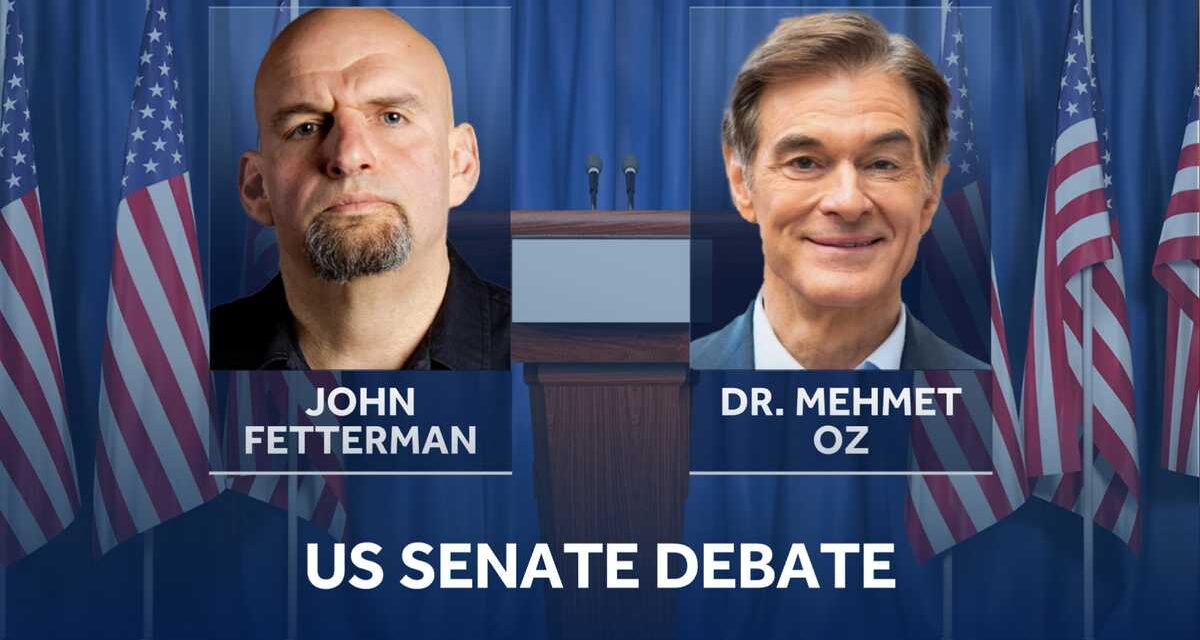 Did Fetterman end his campaign in the debate?