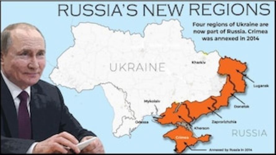 Putin annexes eastern Ukraine.  So what?