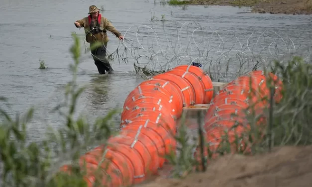 Texas Deploys Floating Barricades – Biden Admin is Furious