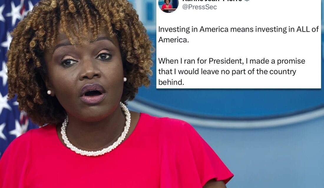 Karine Jean-Pierre’s Deleted Tweet Suggests Biden’s Twitter Handler