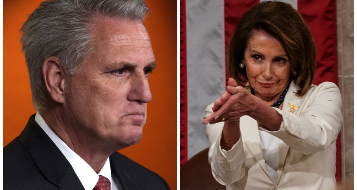 Pelosi Kicked Out of Office as McCarthy Removed from Speakership