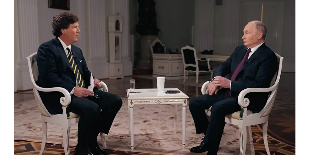 Tucker Carlson Shakes Up the Establishment by Interviewing Putin
