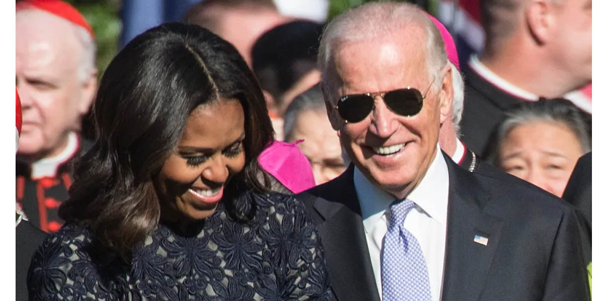 Nearly Half of Dems Want to Drop Biden and Replace Him With Michelle Obama