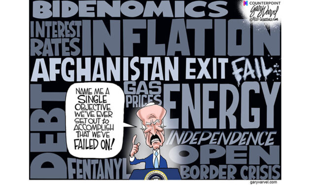 Biden does not lead — and does not even follow well