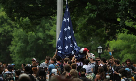 New York Mayor Adams raises the American flag