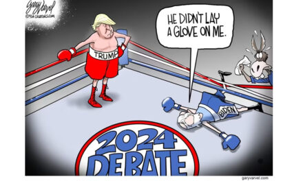 Trump wins debate despite peddling a lot of bs