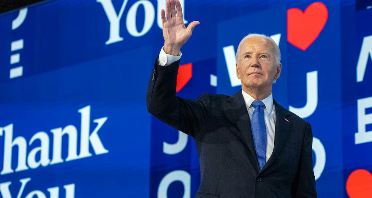 Biden delivers his own political obituary at the convention