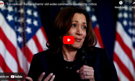 How woke is Kamala Harris? See the Video (30 seconds). Ugh…