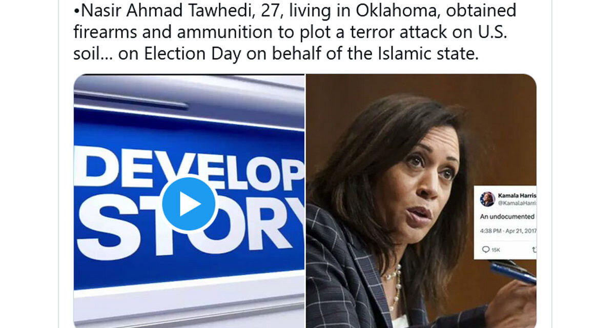 Biden-Harris Brought Afghan Terrorist Planning Election Day Massacre to America