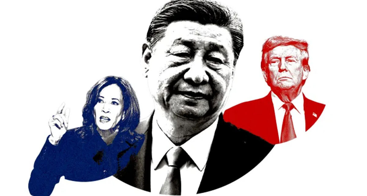 Trump Warns of China’s Growing Threat, Harris Ignores It