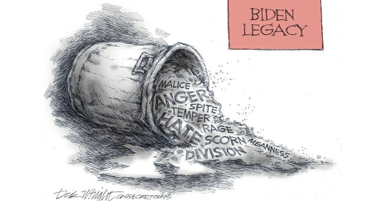 Biden lacks a historic legacy   