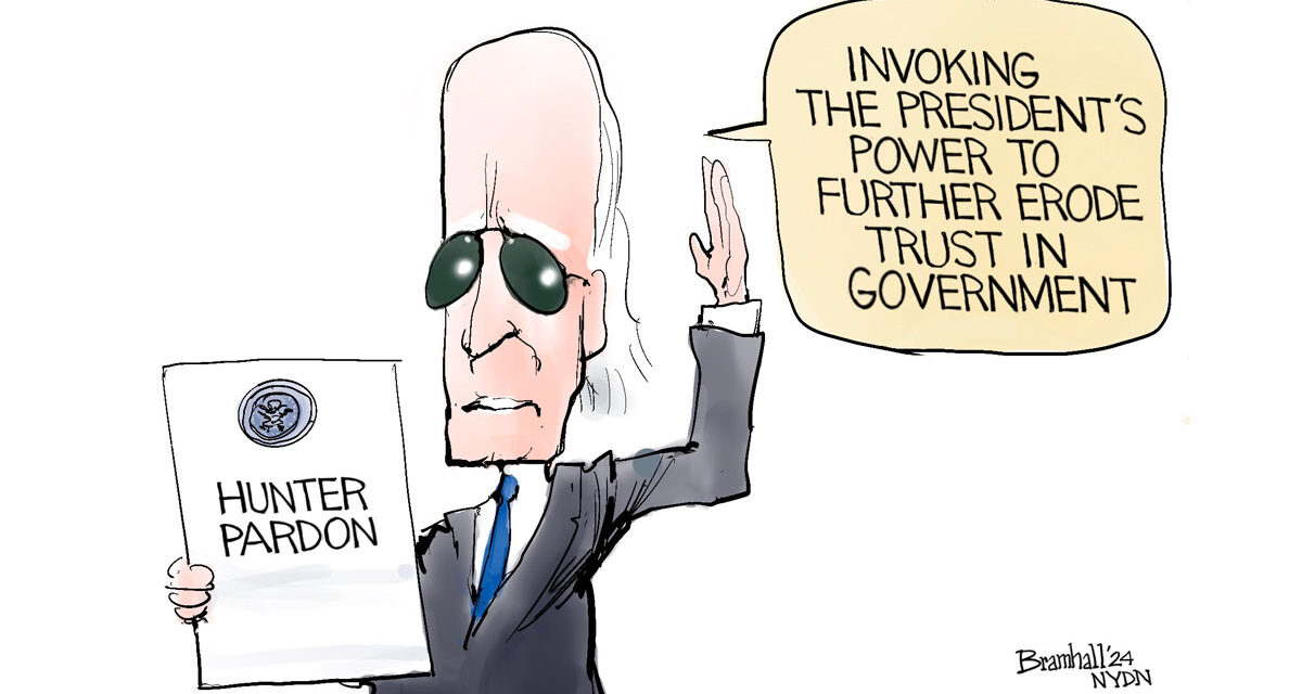 Will Biden preemptively pardon the entire Washington establishment?