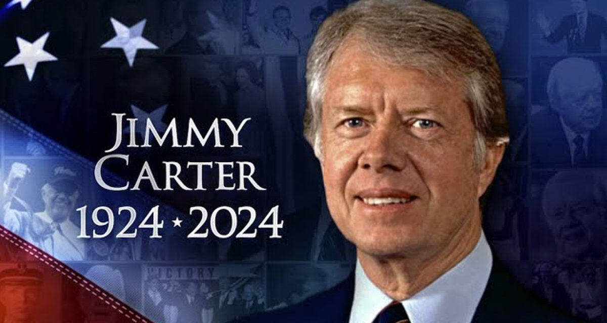 Jimmy Carter has been consigned to history … may he rest in peace