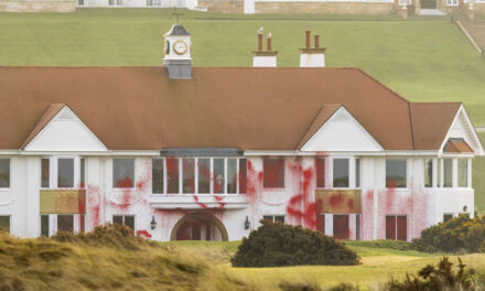 Pro-Palestinian Vandals Attack Trump Golf Course