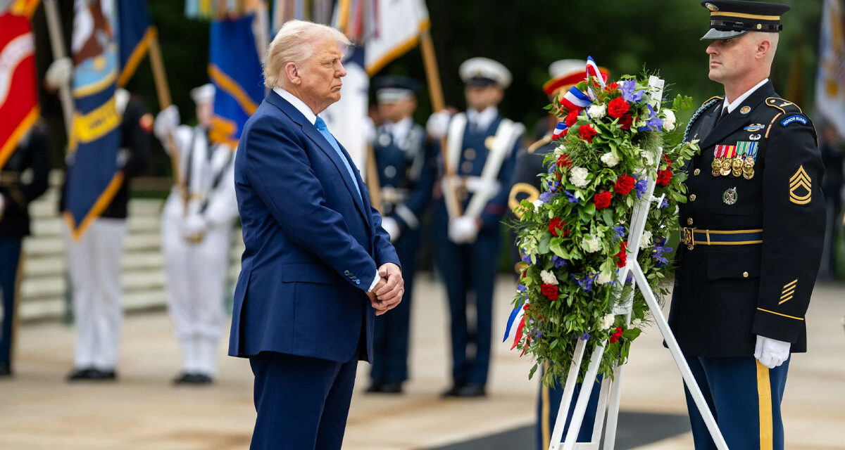 Trump Calls Biden “Scum” In Firey Memorial Day Message