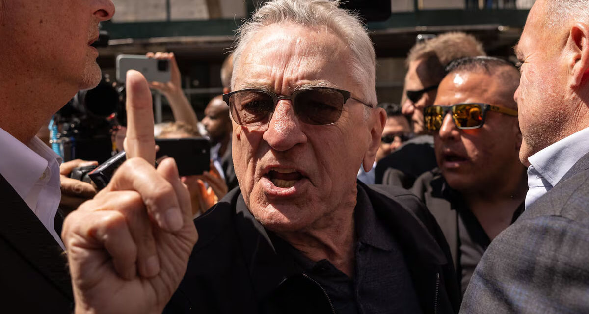 De Niro is nuts …  period