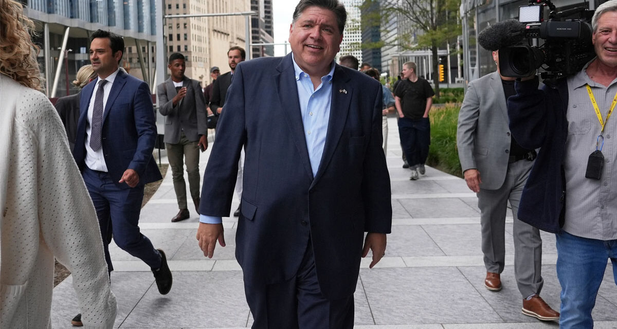 Trump Takes Potshots at Pot Bellied Chicago Democrat Governor J.B. Pritzker