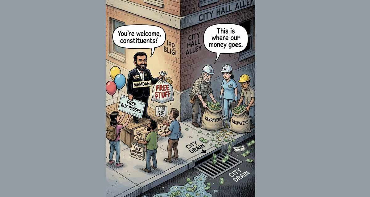 Mamdani Pushes Socialist “free stuff theory” with Government-Run Grocery Store