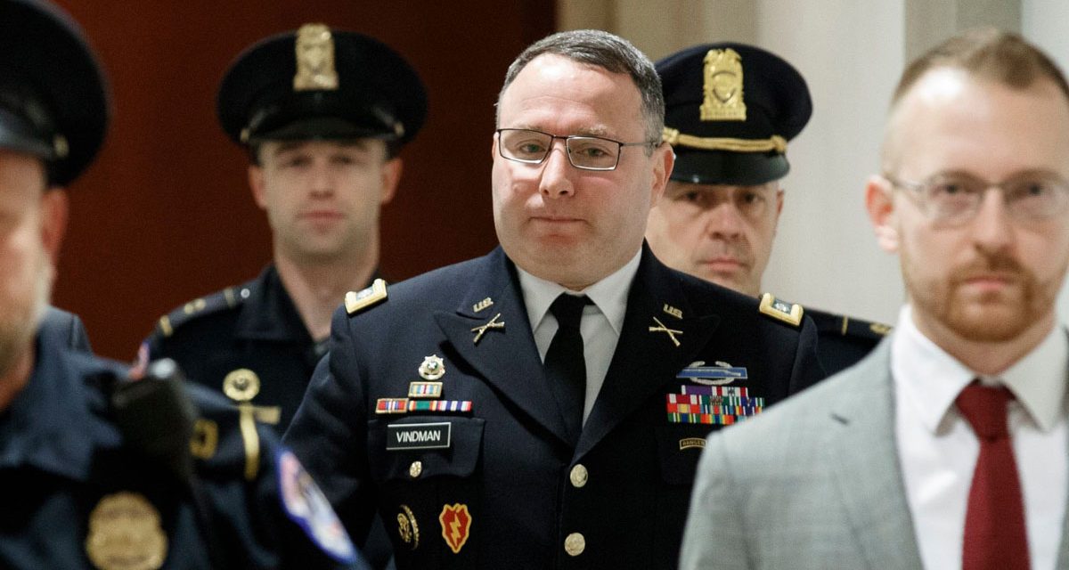 Trump Nemesis Alex Vindman Officially Announces His Bid for US Senate