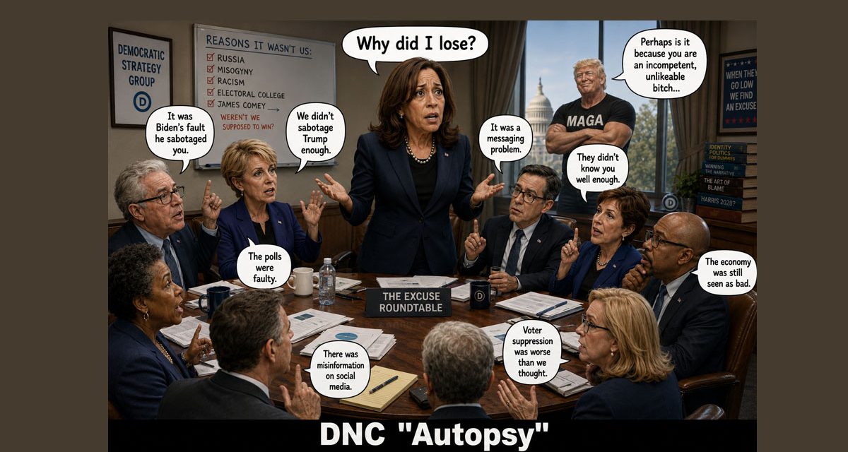 The Democrats’ 2024 Autopsy: A 192-Page Search for Every Answer Except the Obvious