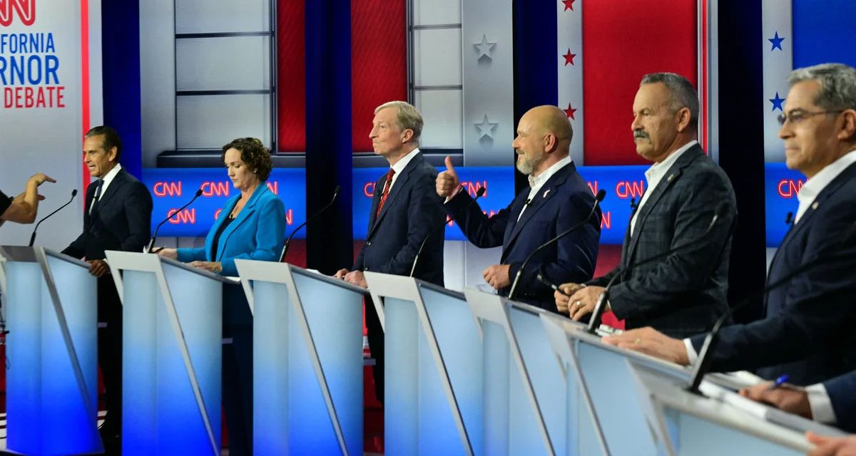 California Gubernatorial Debate Proves Democrats never learn