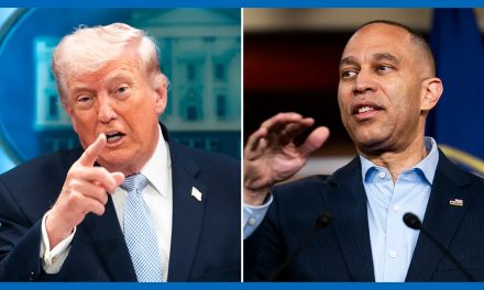 An Angry Donald Trump Calls for Impeachment of Hakeem Jeffries Over SCOTUS Remark