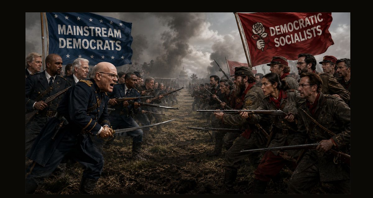 It’s Civil War Inside the Democratic Party